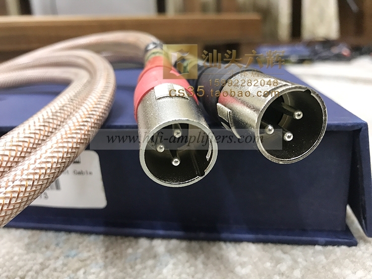 SoundRight BF-Silver Hifi Balanced Interconnect Cable XRL Plug