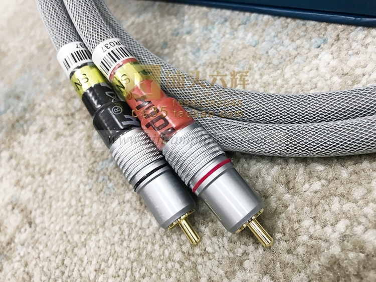 SoundRight SN-3 Hifi Audio Interconnect Cable Gold RCA