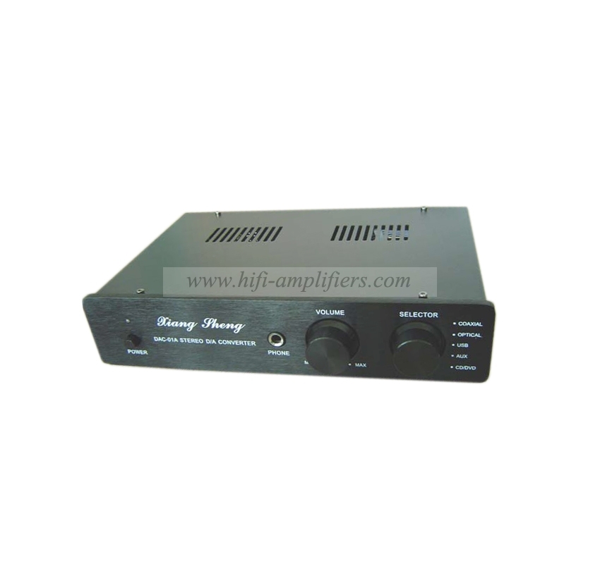 XiangSheng DAC-01A Coaxial/Fiber USB Asynchronous XMOS Decoder & Headphone Amplifier