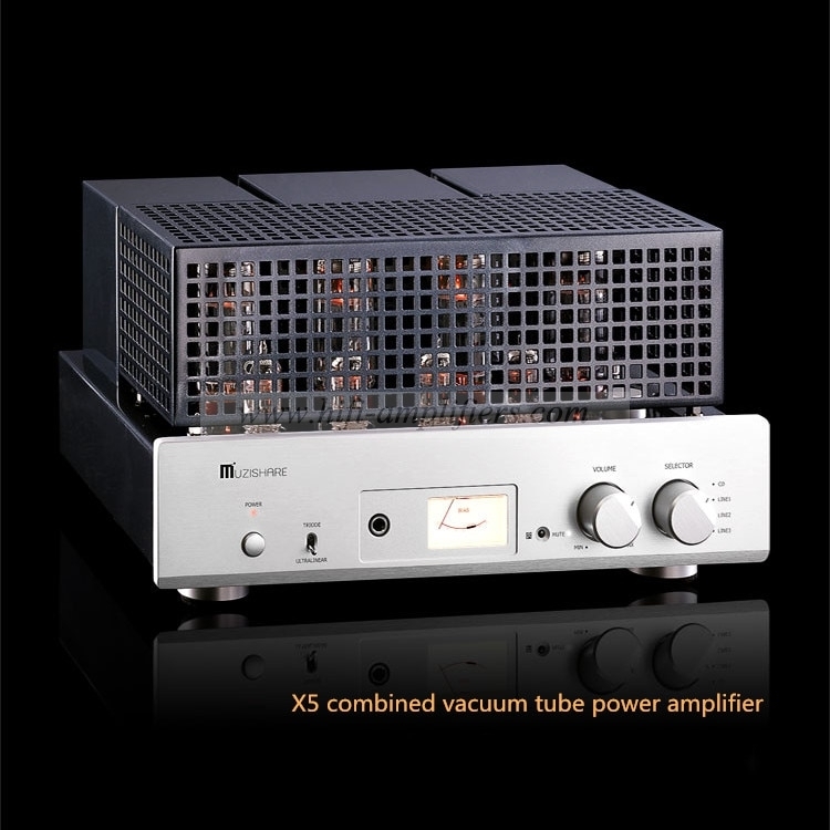 MUZISHARE X5 EL34 x4 Vacuum tube Integrated Amplifier Push-Pull With Remote