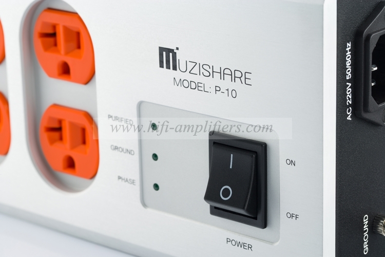 MUZISHARE Audio Power Filter Socket Pure Clean Outlet For HiFi Amplifier