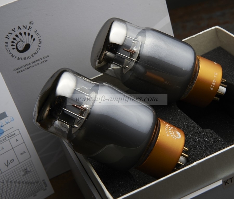 PSVANE KT88-TII Collections Vacuum Tube Matched Pair Gray Valve