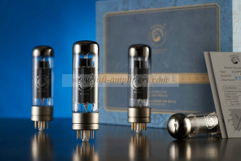 PSVANE Quad(4) vacuum tube EL34-PH matched Philips Replica 6CA7