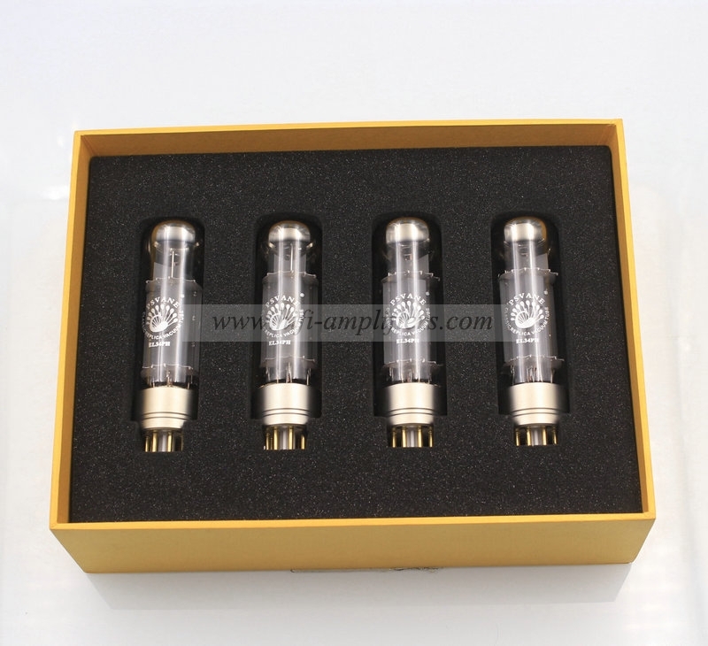 PSVANE Quad(4) vacuum tube EL34-PH matched Philips Replica 6CA7