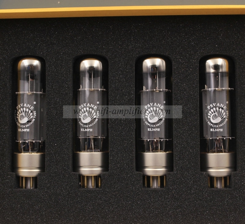 PSVANE Quad(4) vacuum tube EL34-PH matched Philips Replica 6CA7