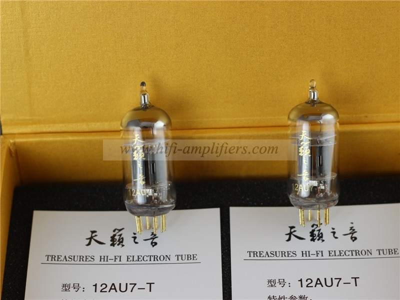 Shuguang Nature Sound 12AU7-T vacuum tube Matched Pair Gold pins