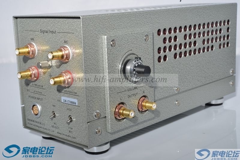 Line Magnetic LP-33 Phono Stage preamp MM/MC tube JJ ECC803s turntable Amp