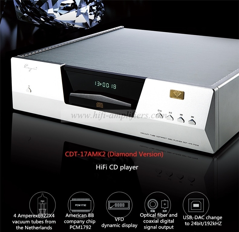 Cayin CDT-17A MK2 Deluxe edition Hi-end CD player USB vacuum tube decoding HDCD