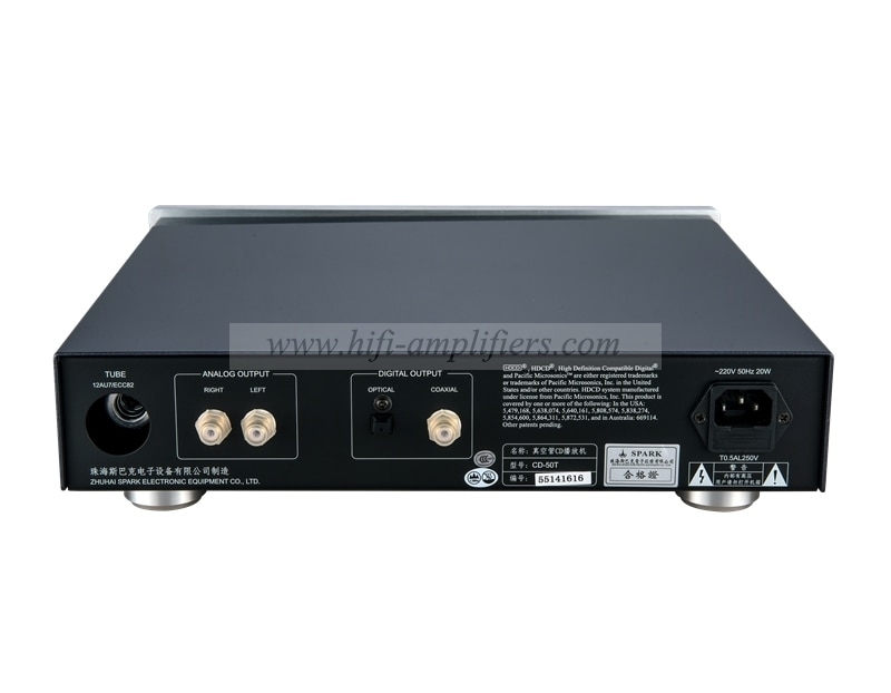 Cayin CD-50T HiFi audio music CD player DAC HDCD with Remove Control