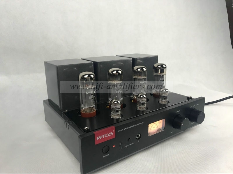 RFTLYS A1 EL34B vacuum tubes Integrated Amplifier Upgrade With Bluetooth