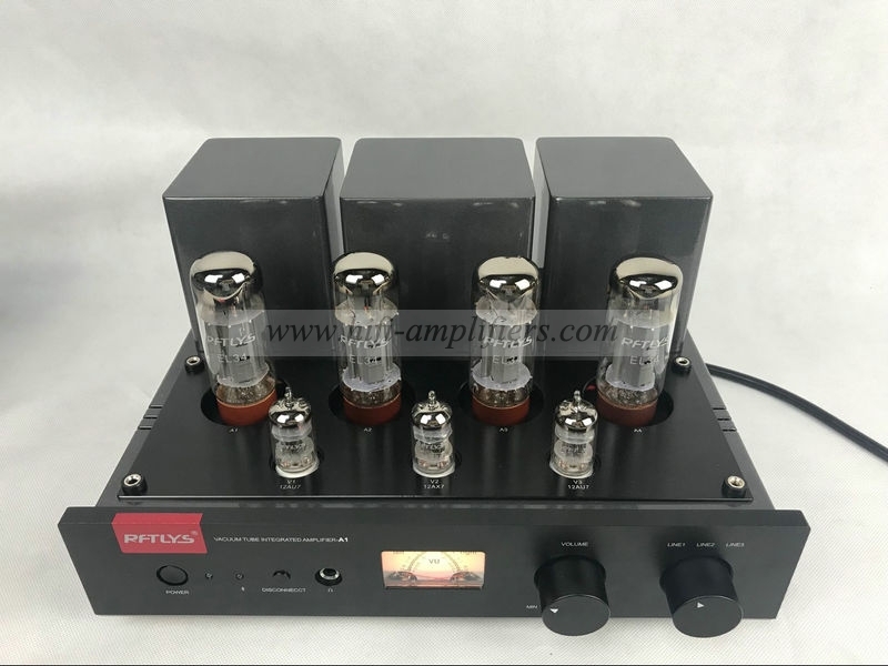RFTLYS A1 EL34B vacuum tubes Integrated Amplifier Upgrade With Bluetooth
