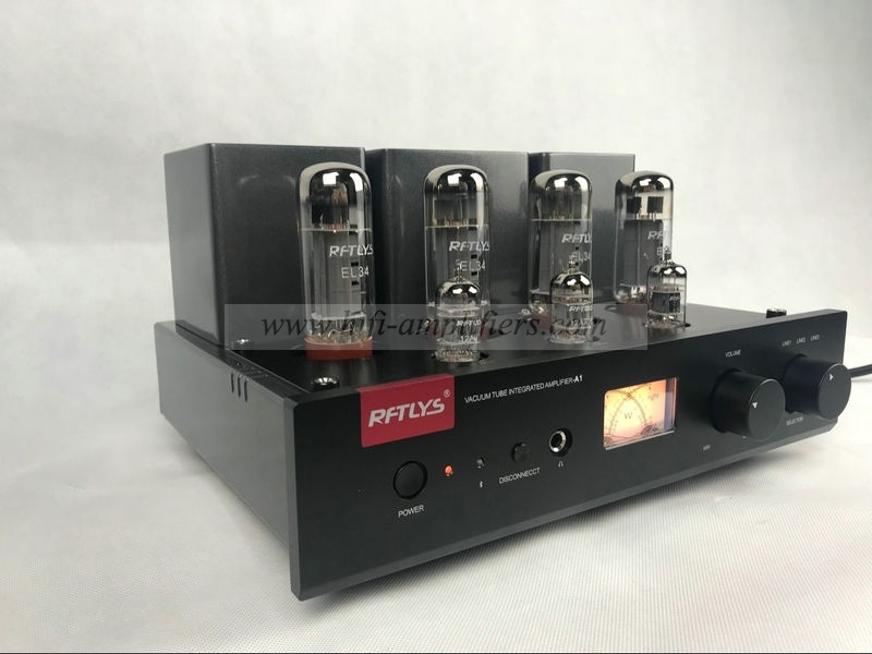 RFTLYS A1 EL34B vacuum tubes Integrated Amplifier Upgrade With Bluetooth