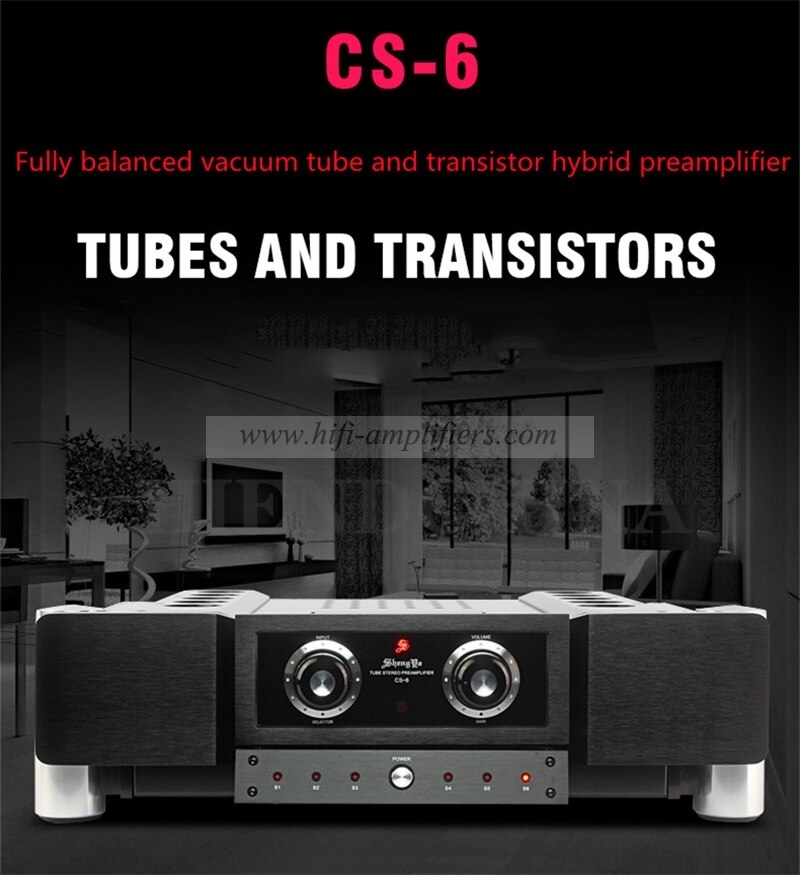 Shengya CS-6 Hybrid tube TSTR Preamp full balanced pre-amplifier