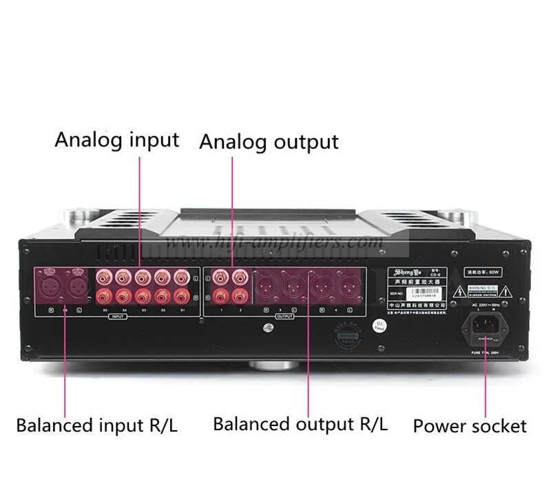 Shengya CS-6 Hybrid tube TSTR Preamp full balanced pre-amplifier