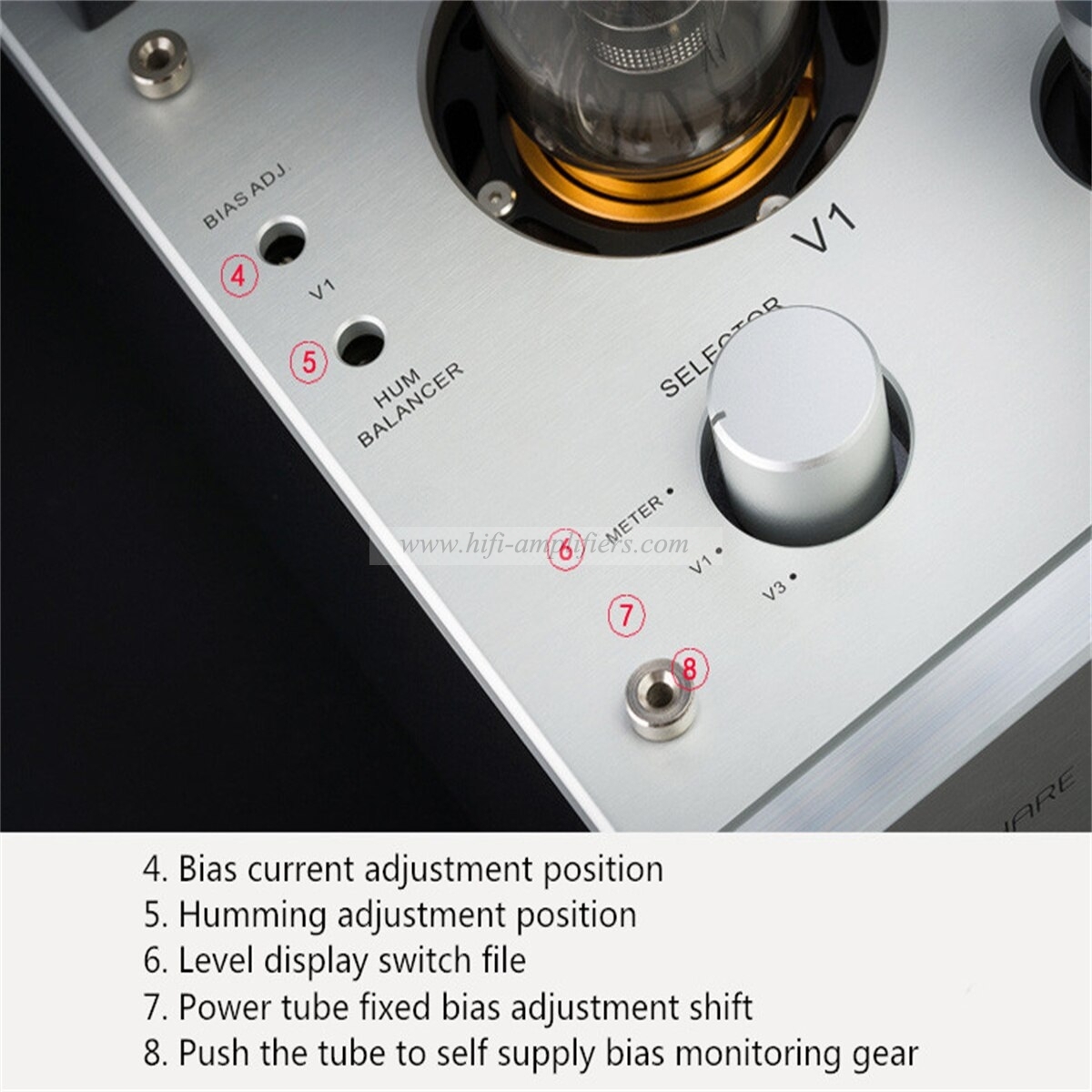 MUZISHARE X20 300B 845 Class A Sinle-ended Tube Amplifier & Power Amp Balance