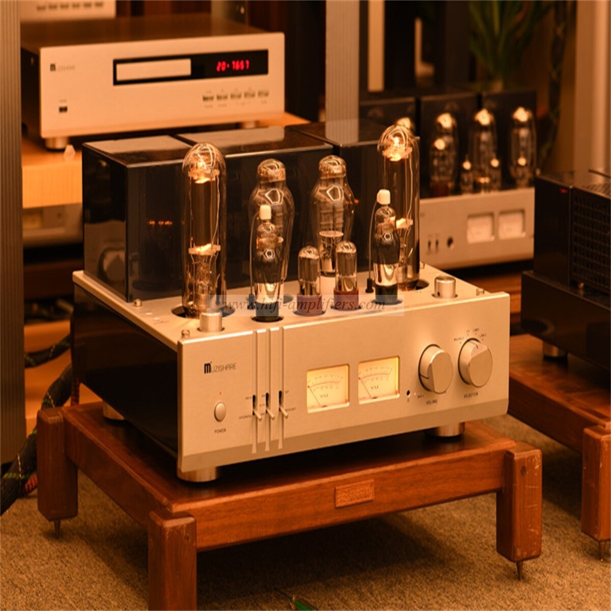 MUZISHARE X20 300B 845 Class A Sinle-ended Tube Amplifier & Power Amp Balance