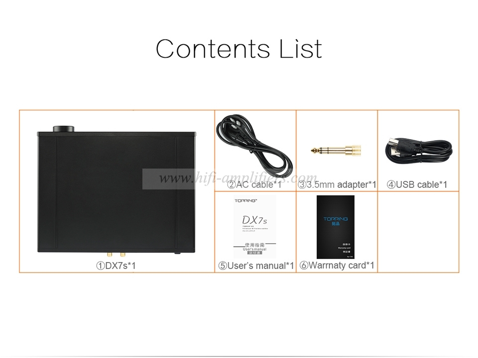 Topping DX7s full balanced decoding Headphone Amplifier DAC USB ES9038 DSD512 32Bit/768KHz