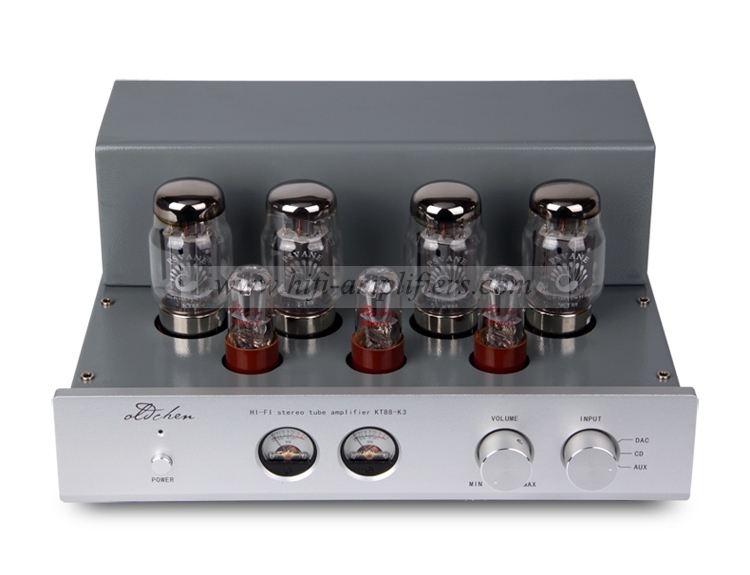 OldChen K3 HIFI KT88 Push-Pull Tube Amplifier 45Wx2 Class A Amp Handmade Scaffolding