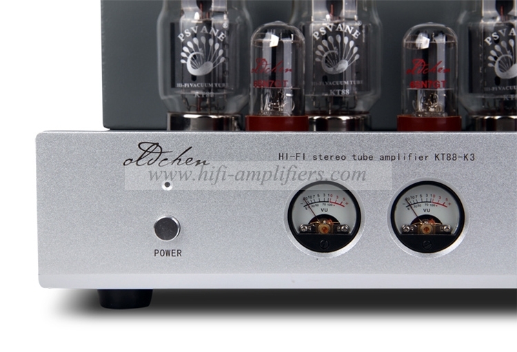 OldChen K3 HIFI KT88 Push-Pull Tube Amplifier 45Wx2 Class A Amp Handmade Scaffolding