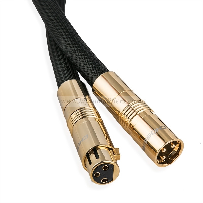 Choseal QS994 Super XLR Cable HIFI OCC Copper Audio Cable For Speaker Mixer Pair