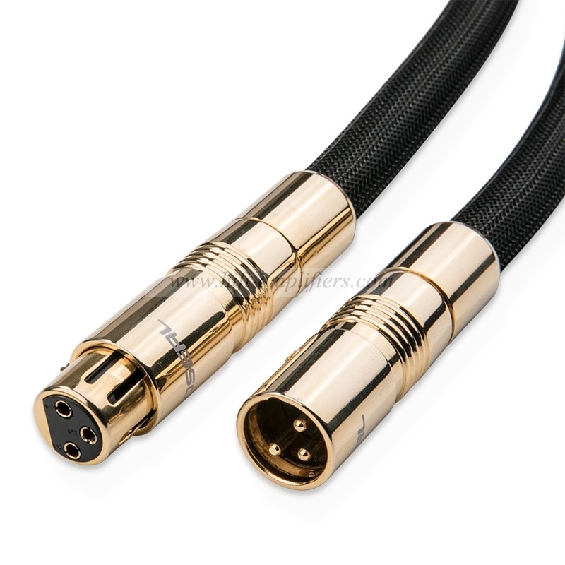 Choseal QS994 Super XLR Cable HIFI OCC Copper Audio Cable For Speaker Mixer Pair