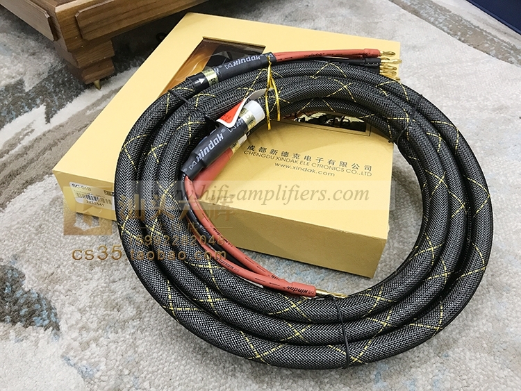 Xindak SC-01B Speaker bi-wire Cables 4 to 8 Banana Plugs