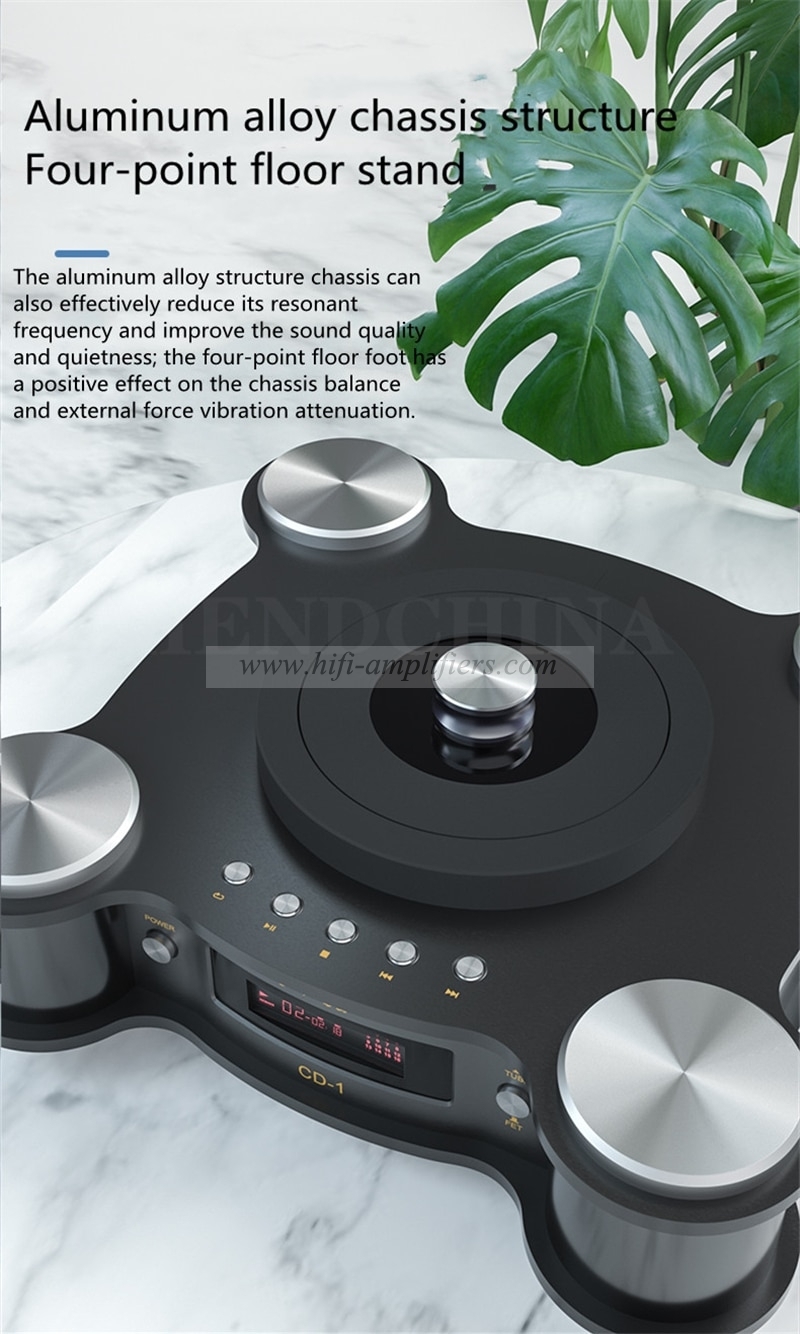 Shengya CD-1 Hi-end Full Balance Tube CD Player Top Loading tube/FET output