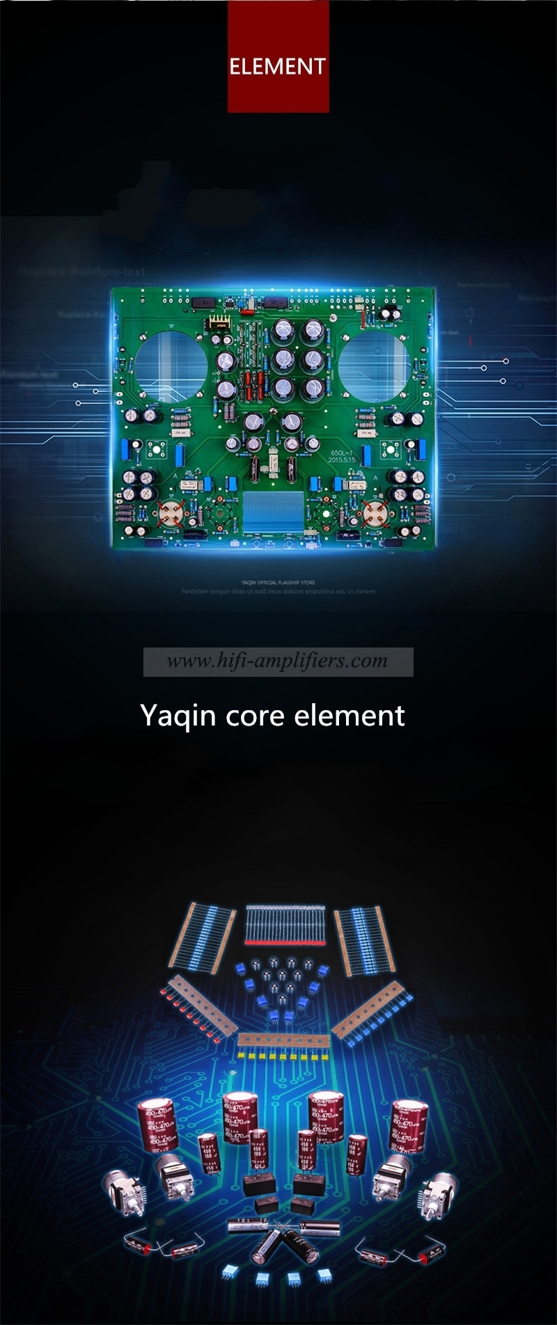 YAQIN MS-650L 2A3 PUSH 845 Vacuum Tube Power & Integrated Amplifier