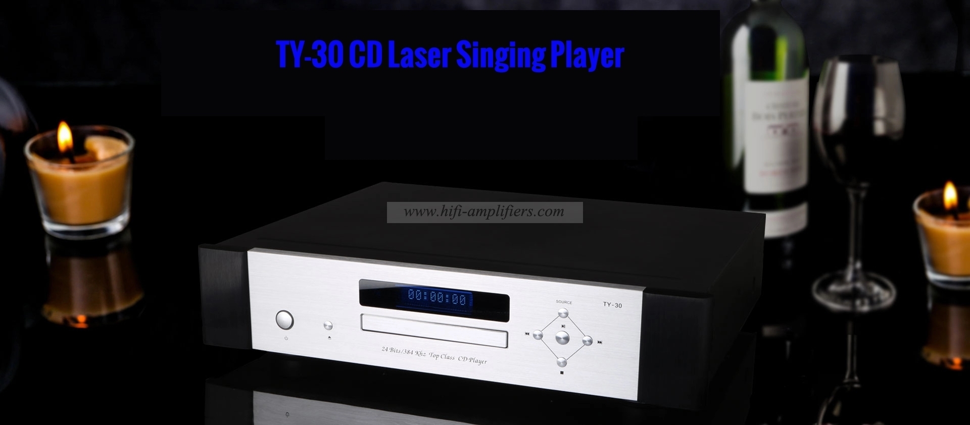 ToneWinner TY-30 HIFI 24bit/384KHz Digital Decode CD Player  Balanced Output
