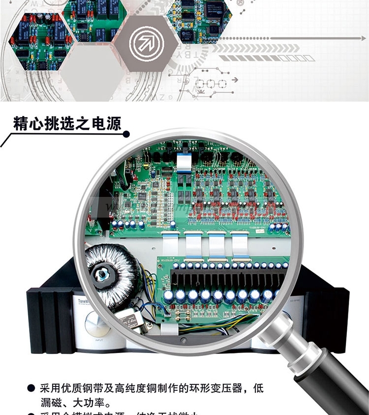 ToneWinner AD-8PRE HI-END Audiophile preamp Decode pre-amplifier Electronic Crossover