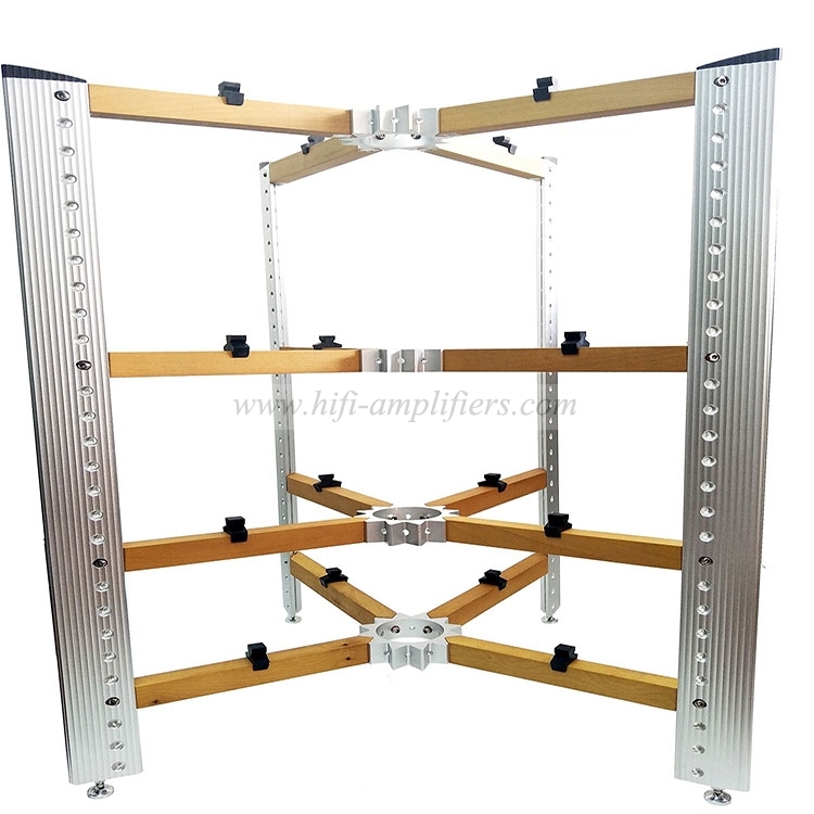 E&T 11-D600-2W1/3W1/4W1 Wood Aluminum HIFI Equipments Racks Stands