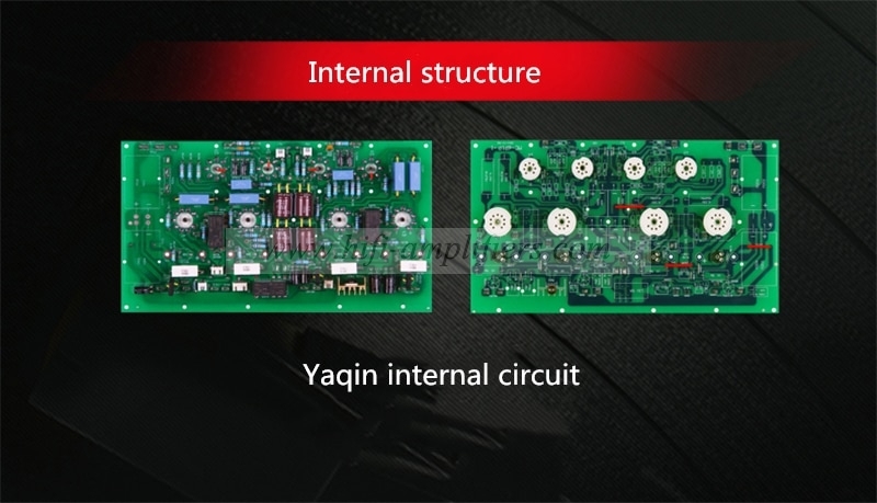 YAQIN 6P1P Vacuum Tube Amp HiFi UL/TR Mode Power Amplifier Headphone Output