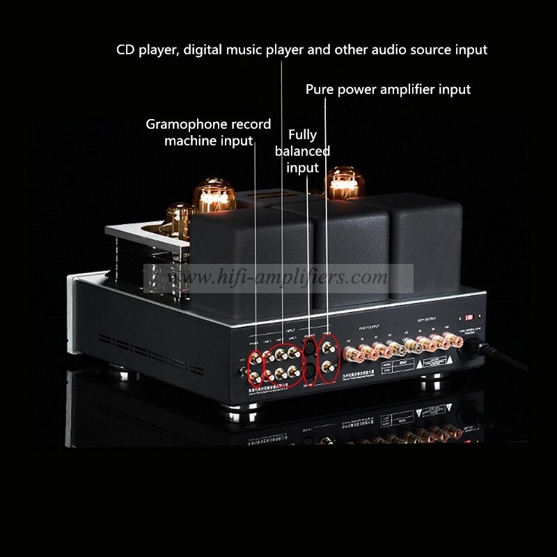 MUZISHARE R100 300B push 845 211 805 Single-ended Class A HiFi tube Amplifier Balance & Phono output Upgraded