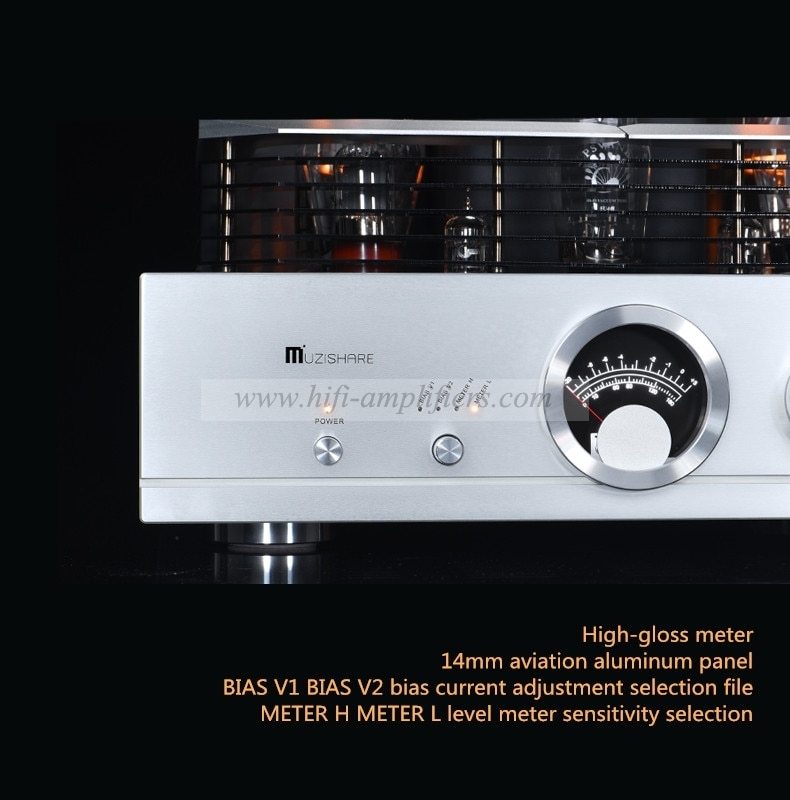 MUZISHARE R100 300B push 845 211 805 Single-ended Class A HiFi tube Amplifier Balance & Phono output Upgraded
