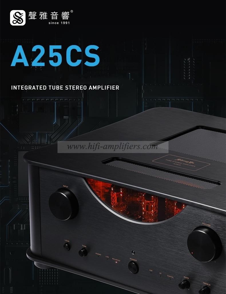 ShengYa A25CS/A25CS Tube transistor Hybrid Integrated Amplifier with Bluetooth 200W*2