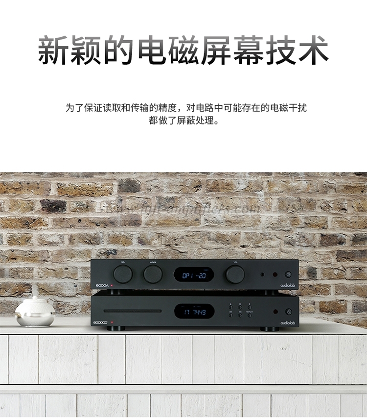 Audiolab 6000CDT Dedicated CD Transport with Remote (Silver)(並行輸入品)