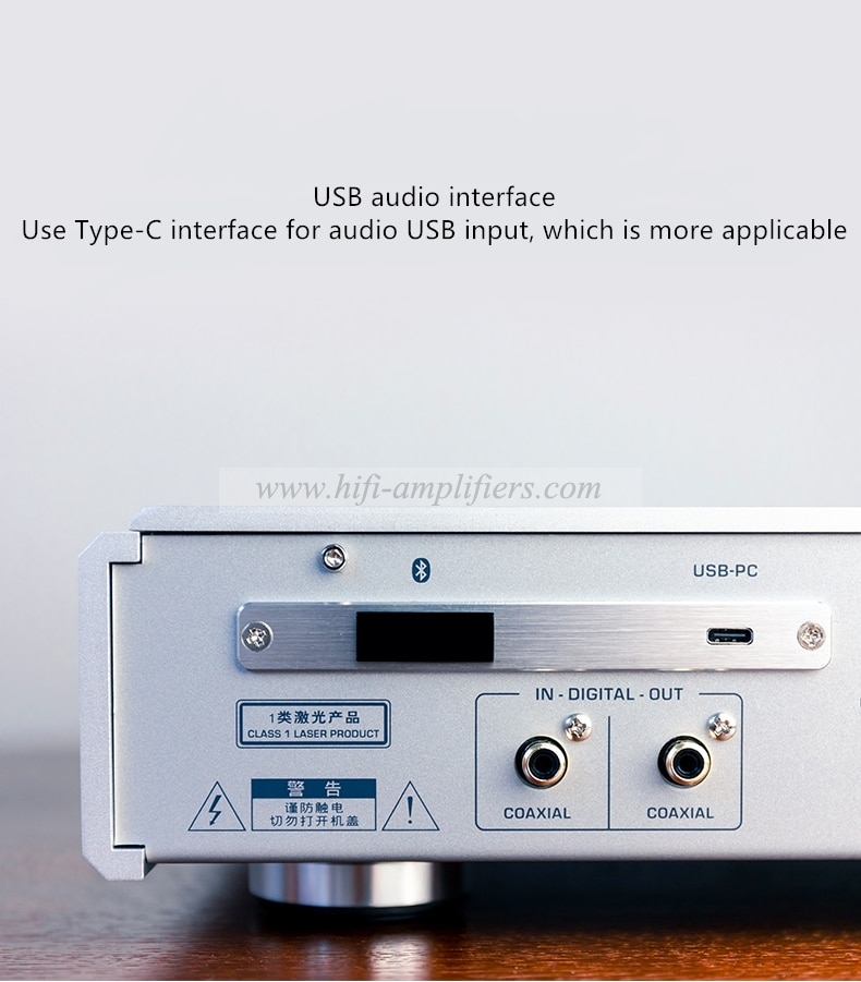 Shanling CD1.2A HIFI tube CD Player With USB DSD64 Bluetooth 5.0 Decode Upgrade of CD1.2