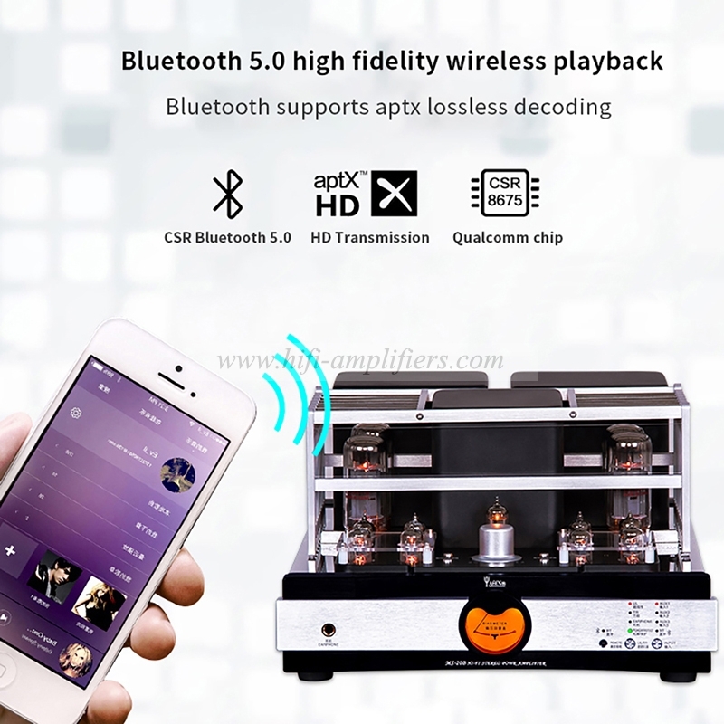 YAQIN MS-20B Hi-end Vacuum Tube Amplifier UL/TR Push-pull Power Amplifier Bluetooth Remote YAQIN MS-20B Hi-end Vacuum Tube Amplifier UL/TR Push-pull Power Amplifier Bluetooth Remote