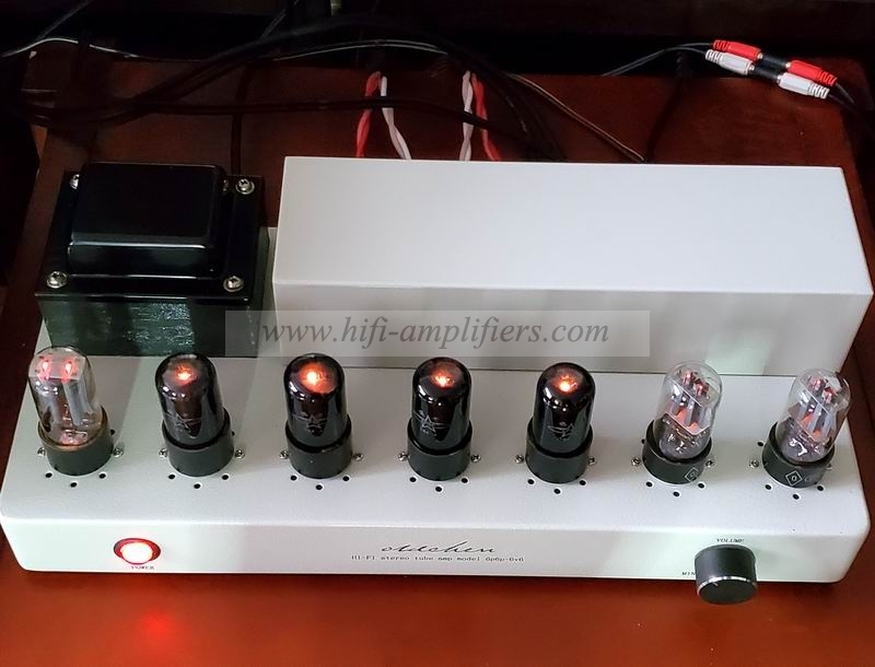 OldChen 6P6P-6V6 HIFI Class A and B Russia 6H8C tube Amplifiers with Bluetooth
