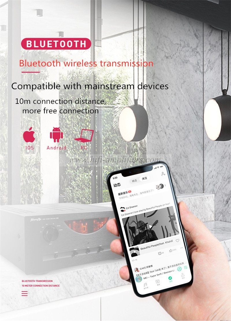 Shengya A28 tube integrated Amplifier Hi-end Power Amplifier Bluetooth with Decoder 28th Anniversary Version Shengya A28 tube integrated Amplifier Hi-end Power Amplifier Bluetooth with Decoder 28th Anniversary Version