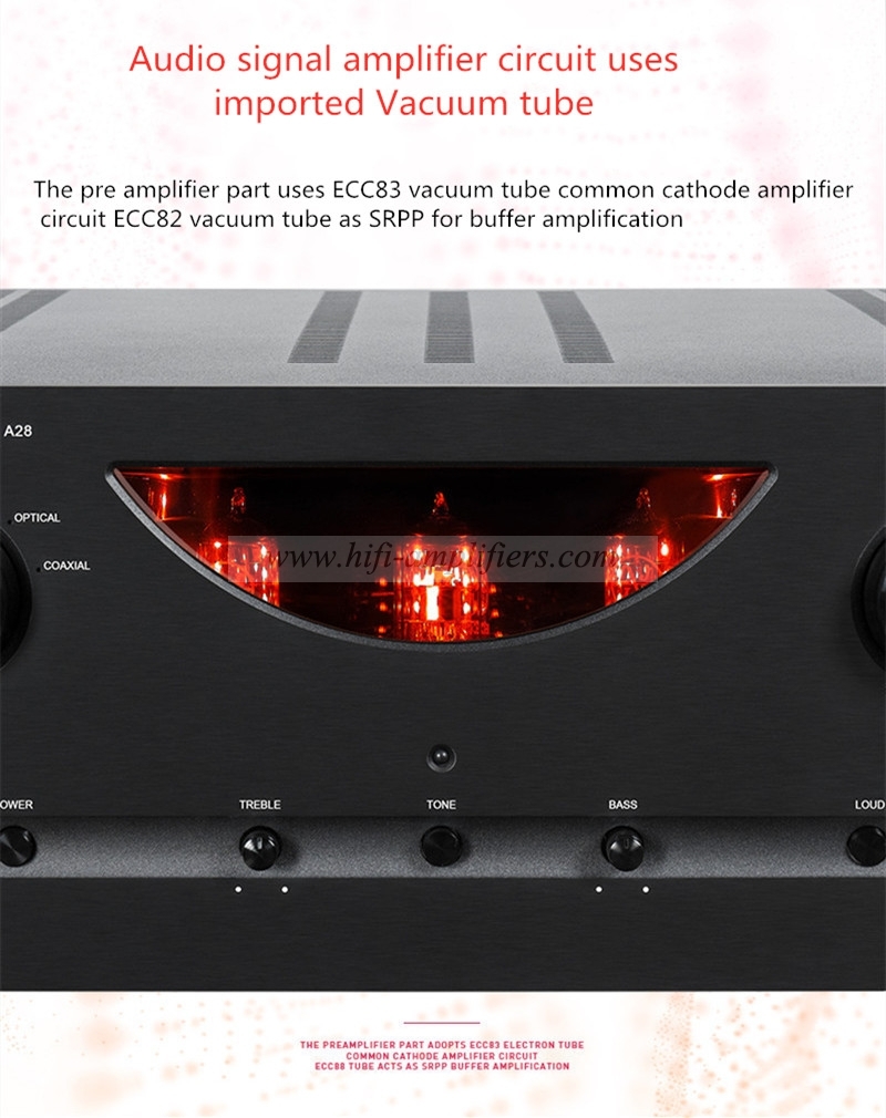 Shengya A28 tube integrated Amplifier Hi-end Power Amplifier Bluetooth with Decoder 28th Anniversary Version Shengya A28 tube integrated Amplifier Hi-end Power Amplifier Bluetooth with Decoder 28th Anniversary Version