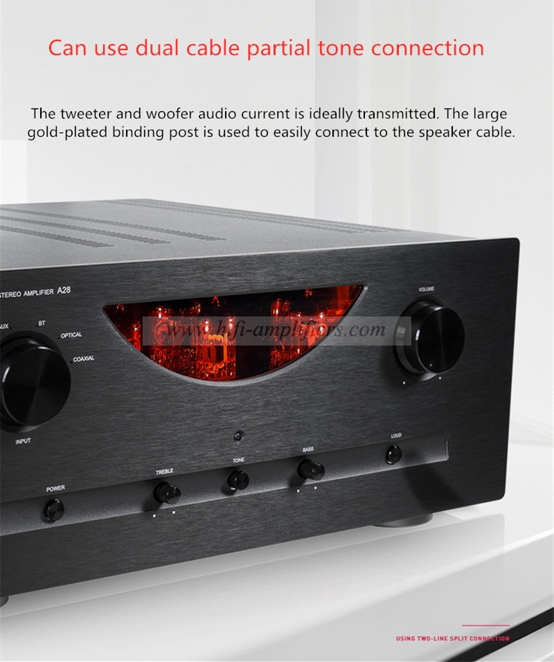 Shengya A28  tube integrated Amplifier Hi-end Power Amplifier Bluetooth with Decoder 28th Anniversary Version