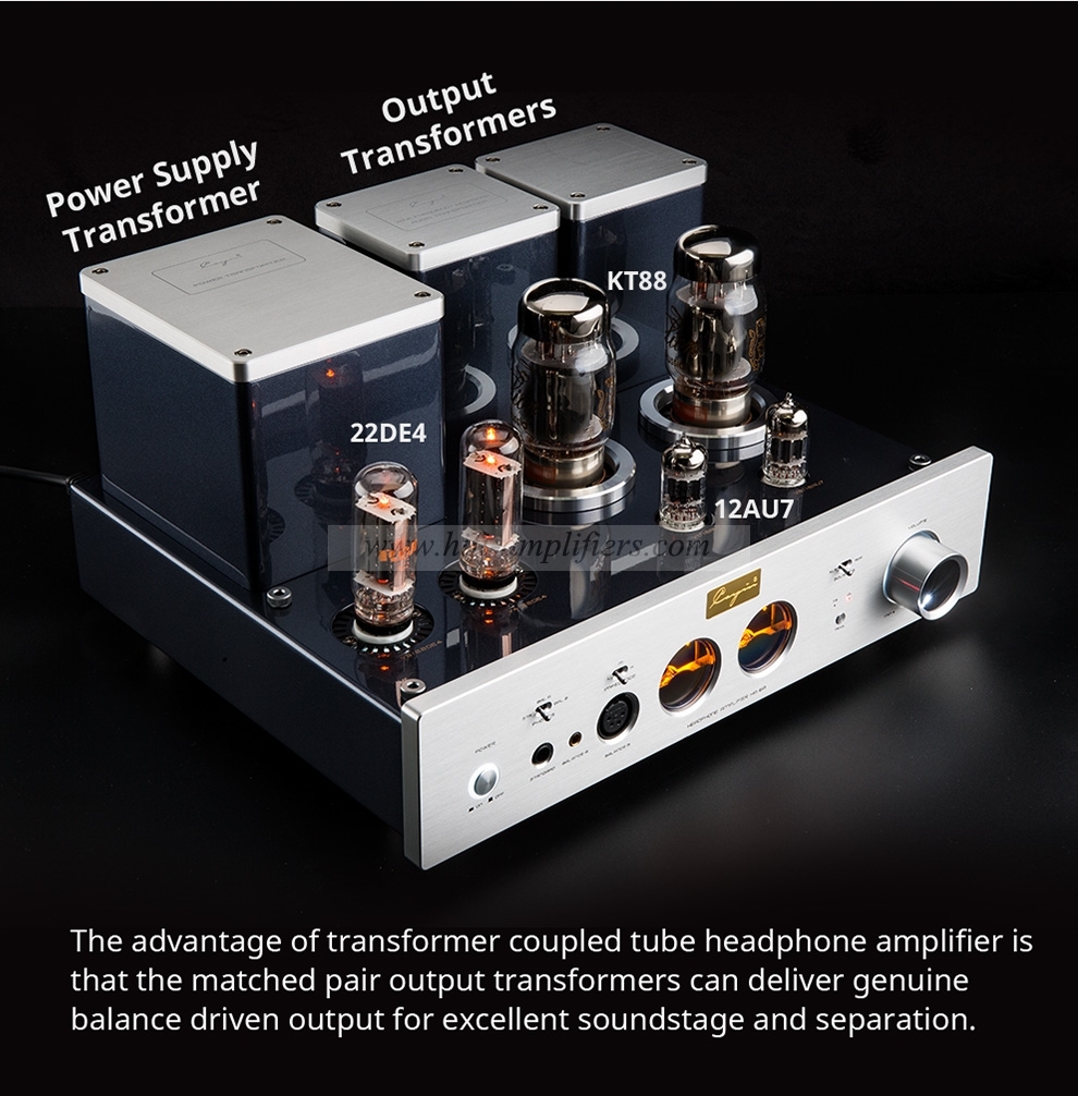 Cayin HA-6A Desktop Decoder Amp vacuum tube Balanced Class A Headphone Power Amplifier