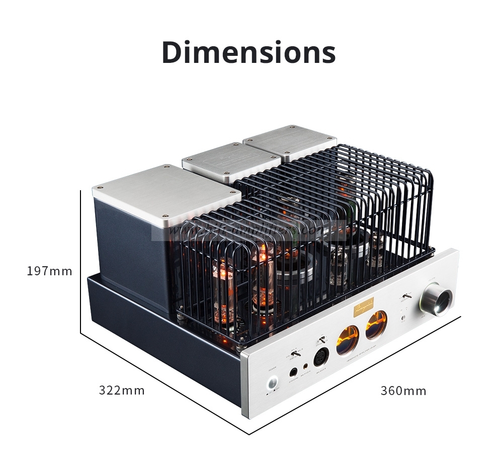 Cayin HA-6A Desktop Decoder Amp vacuum tube Balanced Class A Headphone Power Amplifier