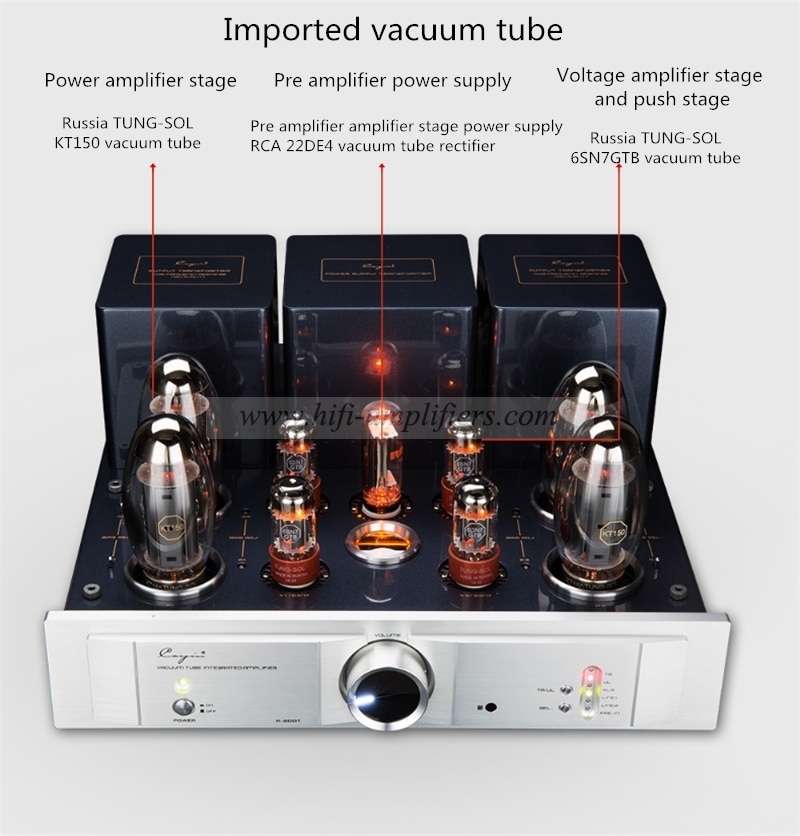 Cayin A-200T KT150*4 Vacuum tube Power Amplifier Triode/ultra Linear integrated Power Amplifier