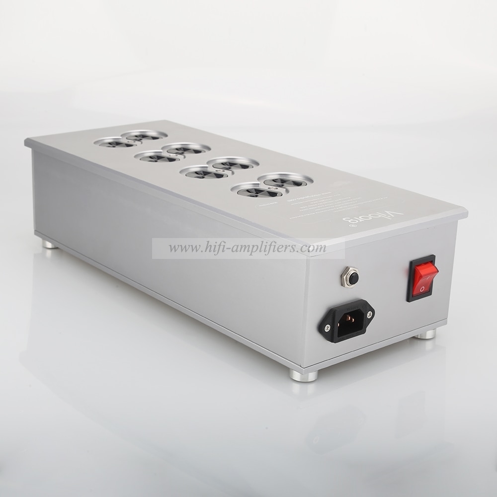 Viborg VM80 HiFi Power Filter Plant US Socket 8 Ways AC Power Conditioner Audiophile Power Purifier US AC Power bar Distributor