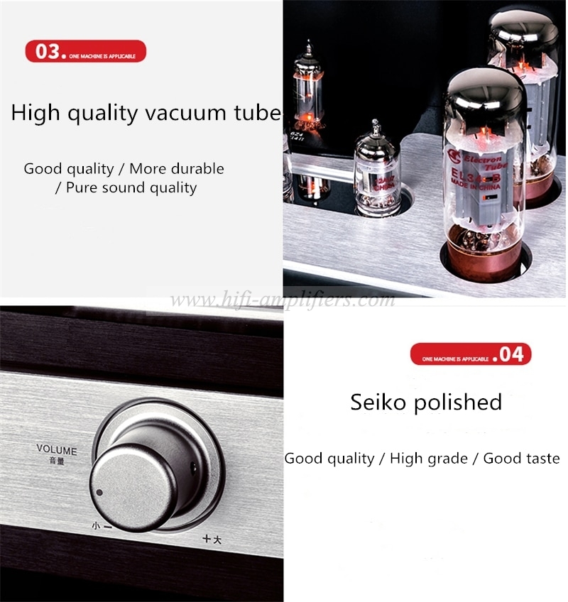 Yaqin MS-34D HiFi Electron EL34*4 tube Amplifier Push-Pull Bluetooth Integrate amplifier With Remote Control