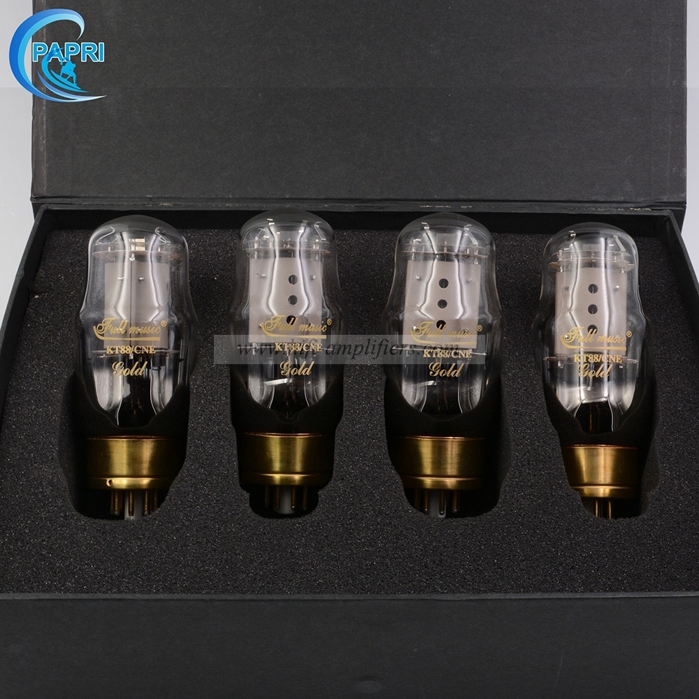 Full Music GOLD KT88/CNE Vacuum Tube Valve Preamplifier Preamp Matched Quad (4)
