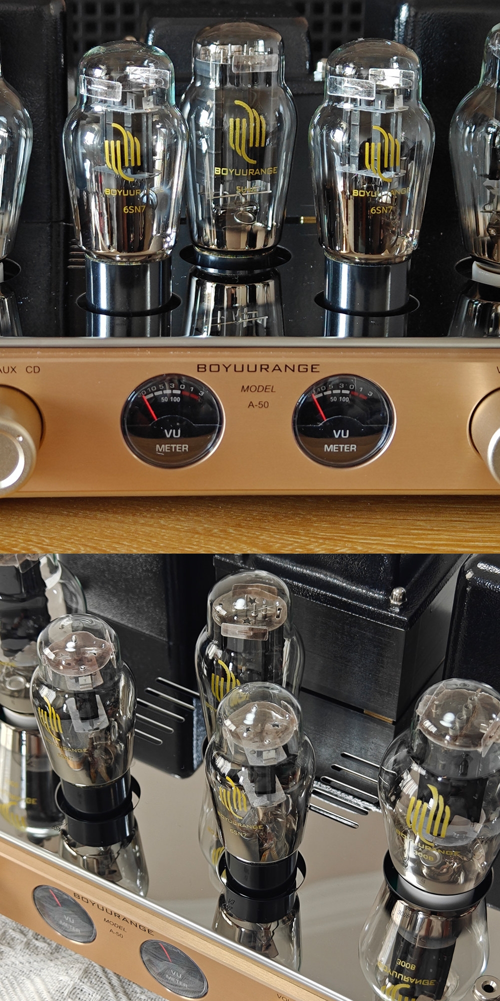 REISONG Boyuu A-50 MKV 300B Single-end Class A Vacuum Tube Intergrated Amplifier Upgraded Version REISONG Boyuu A-50 MKV 300B Single-end Class A Vacuum Tube Intergrated Amplifier Upgraded Version