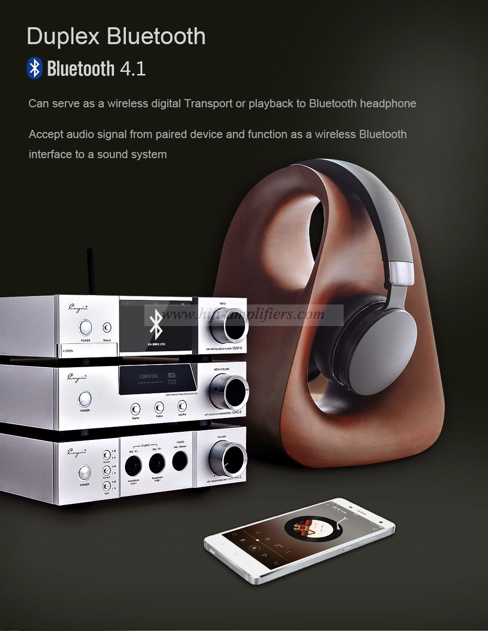 Cayin/iDAP-6/iDAC-6 MKII/iHA-6 Vacuum tube DAC & Headphone amplifier & DSD Digital Player set